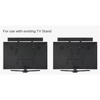 WEIGHT CAPACITY 15KG FITS MOST TVS AND SOUNDBARS MOUNT ABOVE OR BELOW