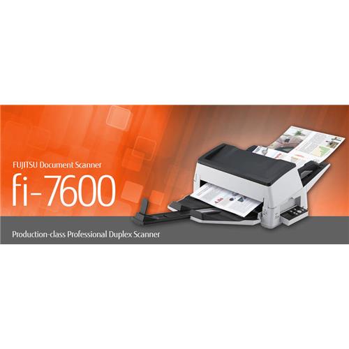 FUJITSU FI-7600 DOCUMENT SCANNER A3 DUPLEX 100PPM300SHT ADFUSB3.1