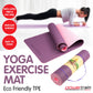 Powertrain Eco-Friendly TPE Pilates Exercise Yoga Mat 8mm - Dark Purple