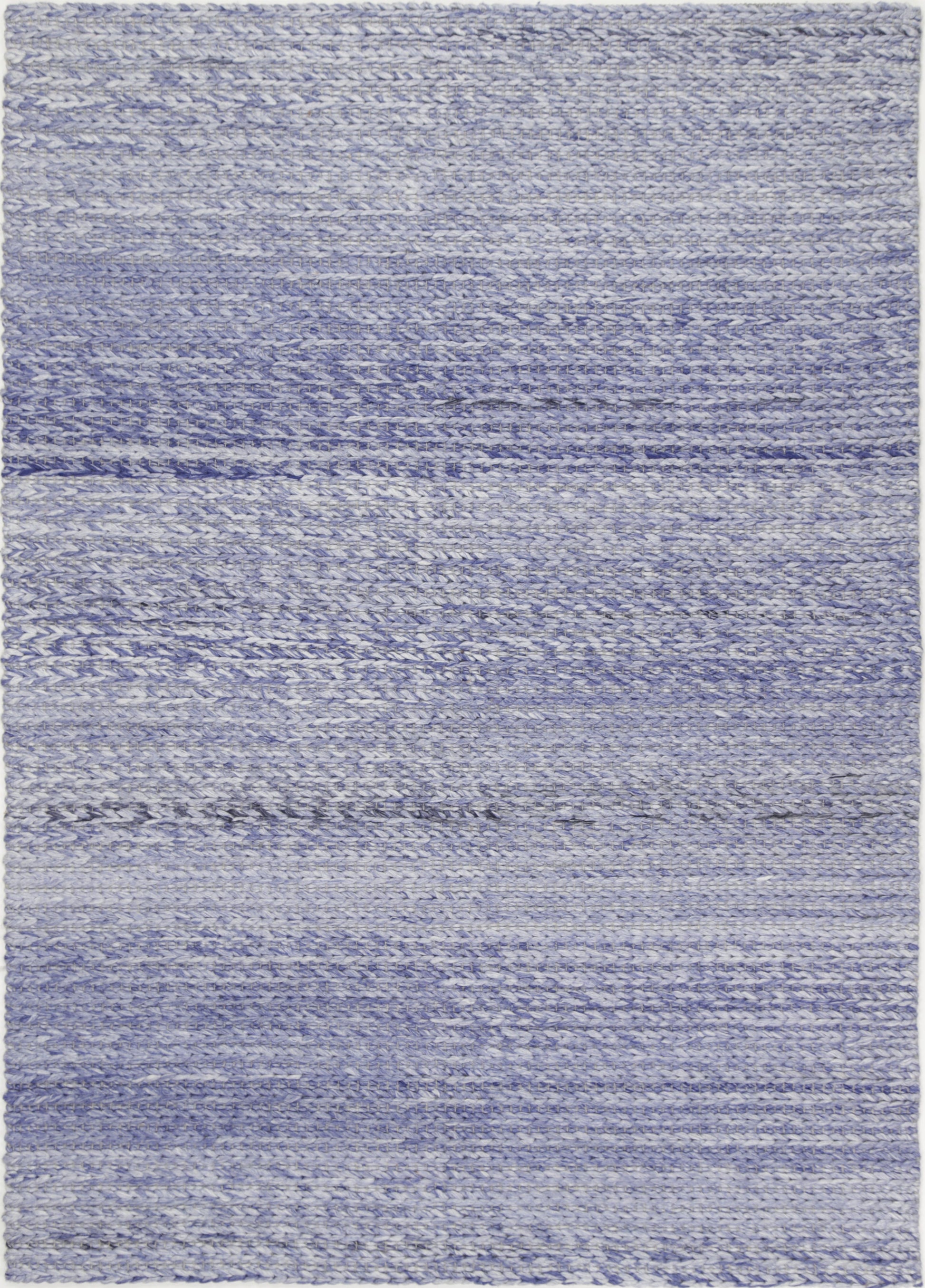 Zayna Cue Blue Wool Blend Rug