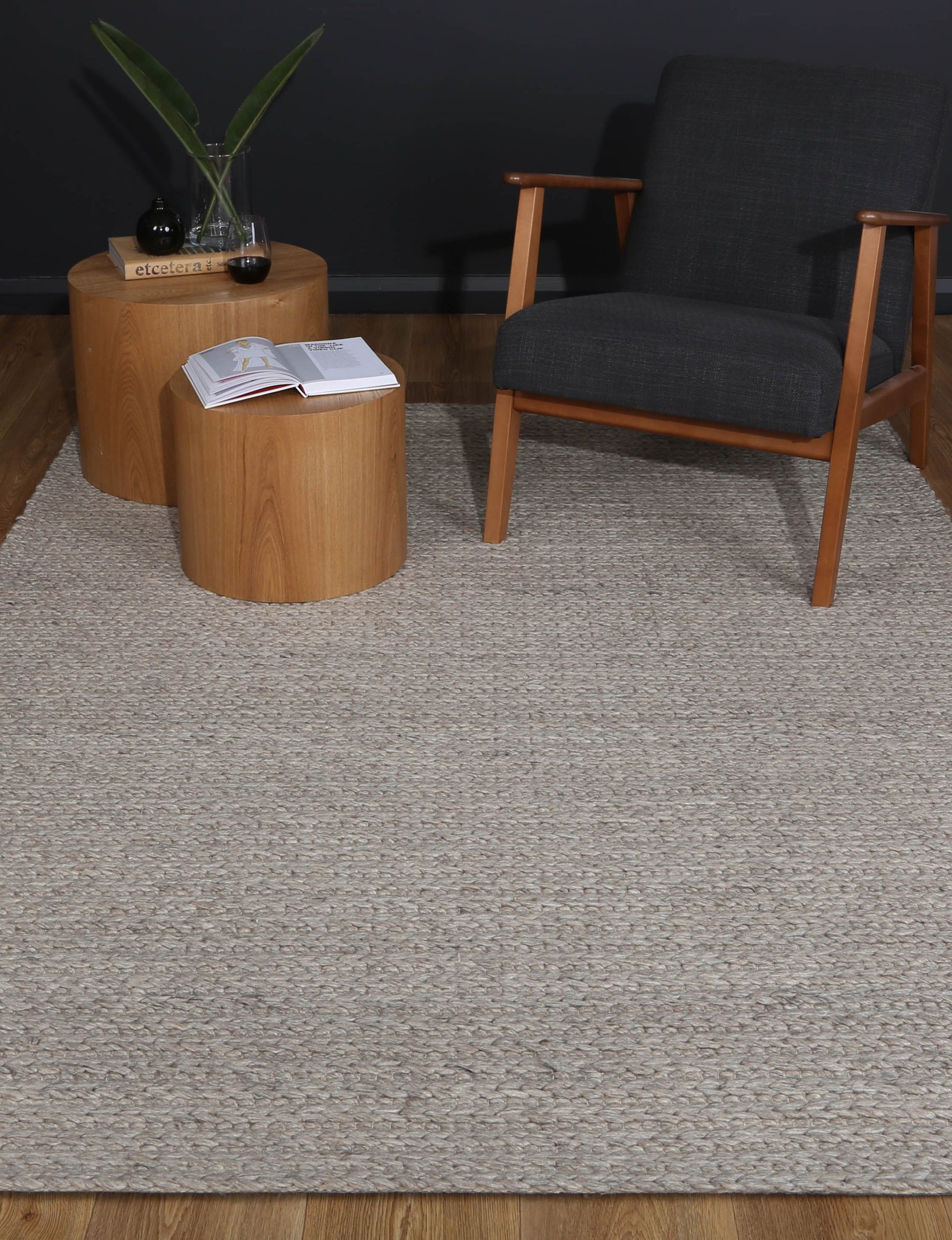 Zayna Cue Camel Wool Blend Rug