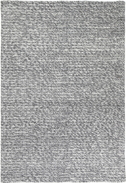 Zayna Cue Charcoal Wool Blend Rug