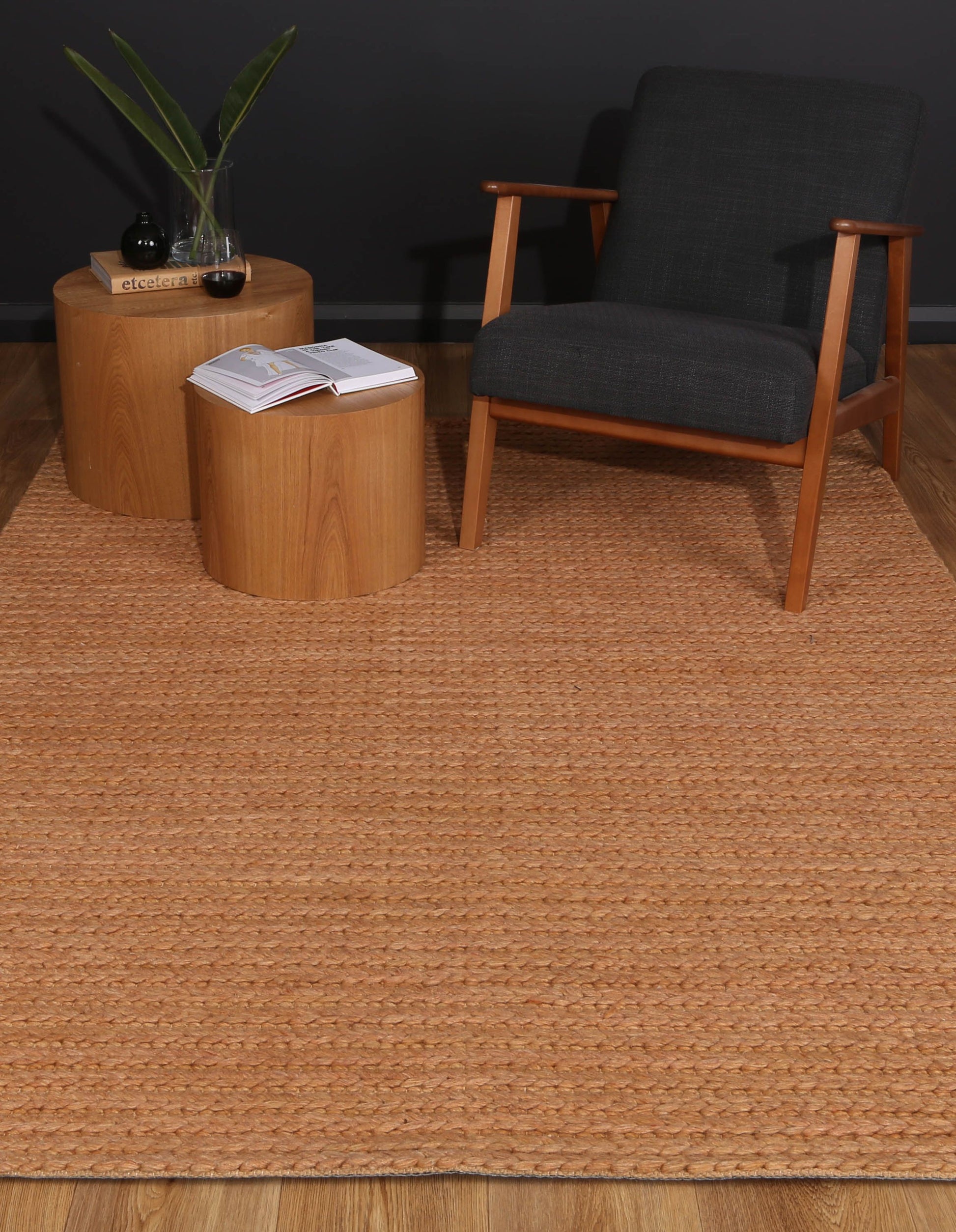 Zayna Cue Copper Wool Blend Rug