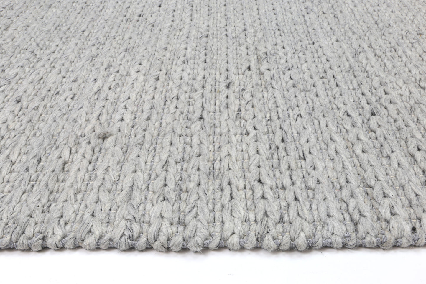 Zayna Cue Grey Wool Blend Rug