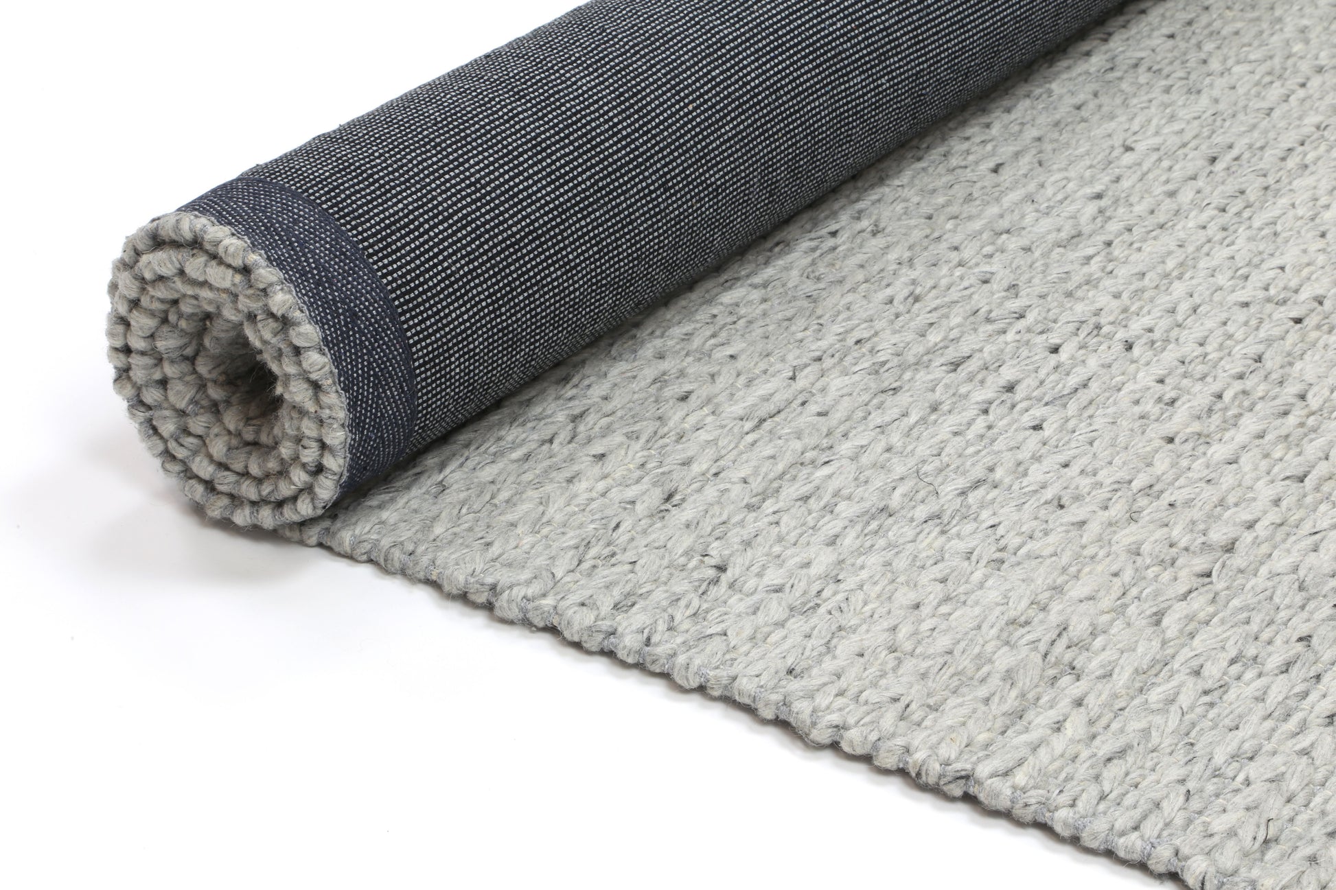 Zayna Cue Grey Wool Blend Rug