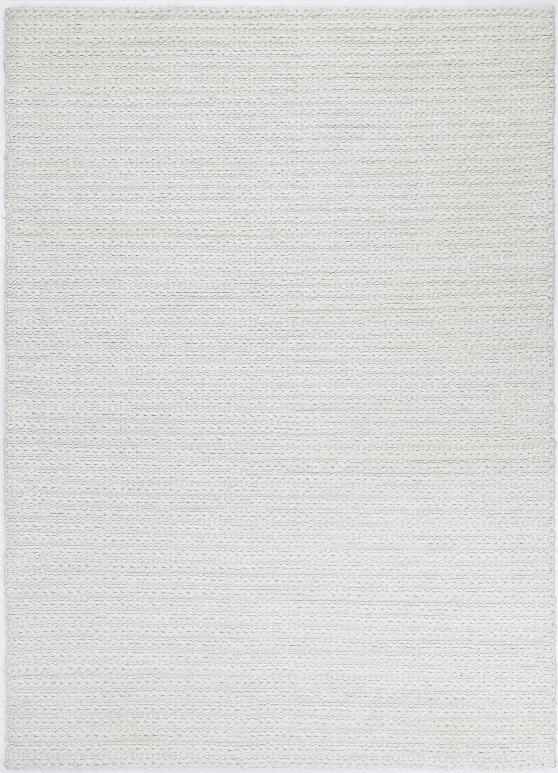 Zayna Cue White Wool Blend Rug