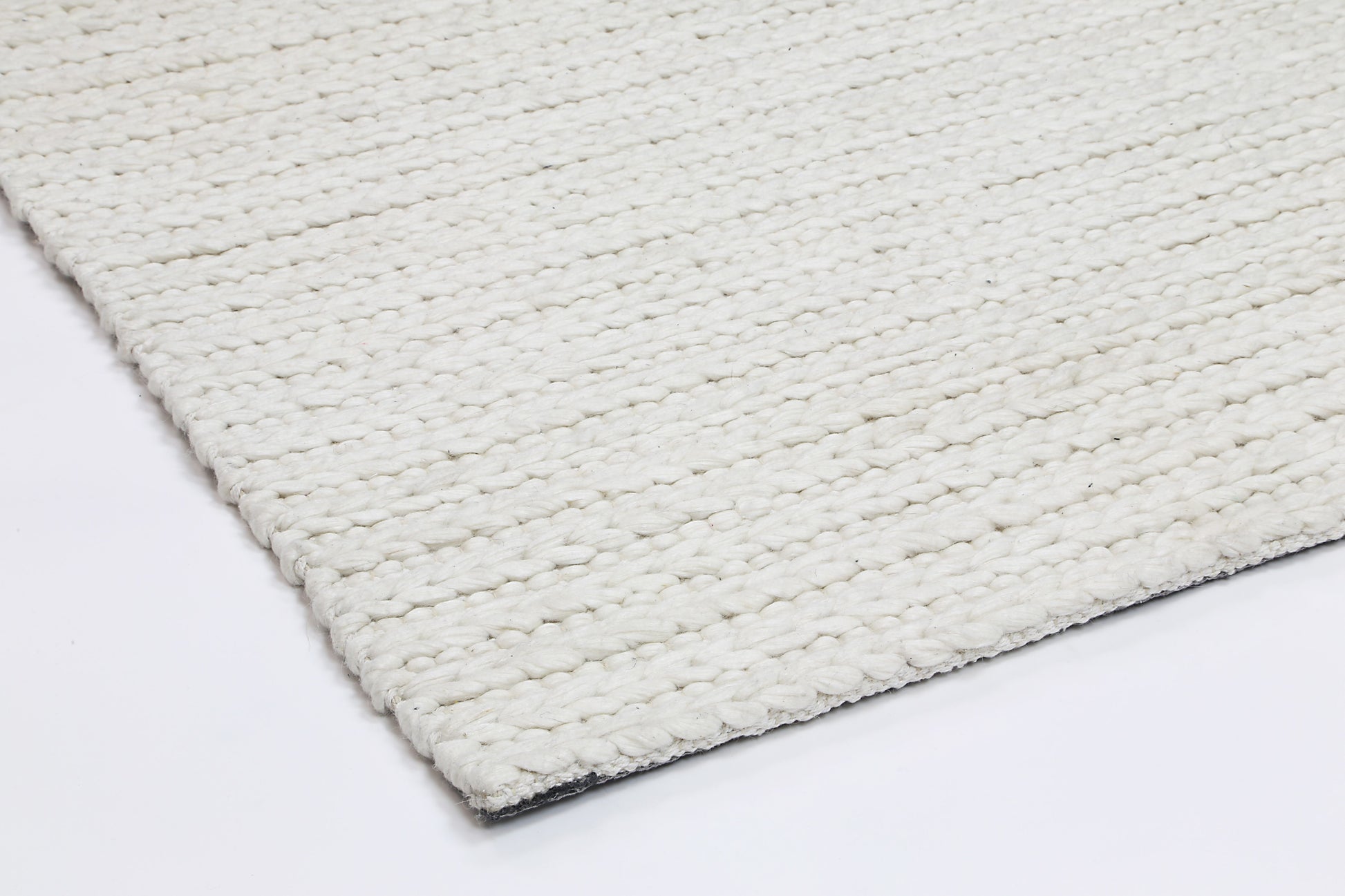 Zayna Cue White Wool Blend Rug