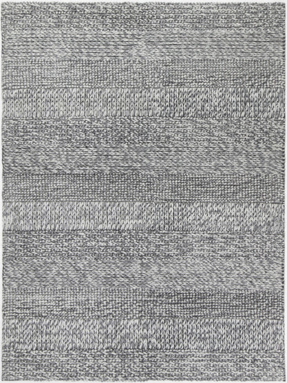 test rey 1 Zayna Grace Charcoal Wool Blend Rug