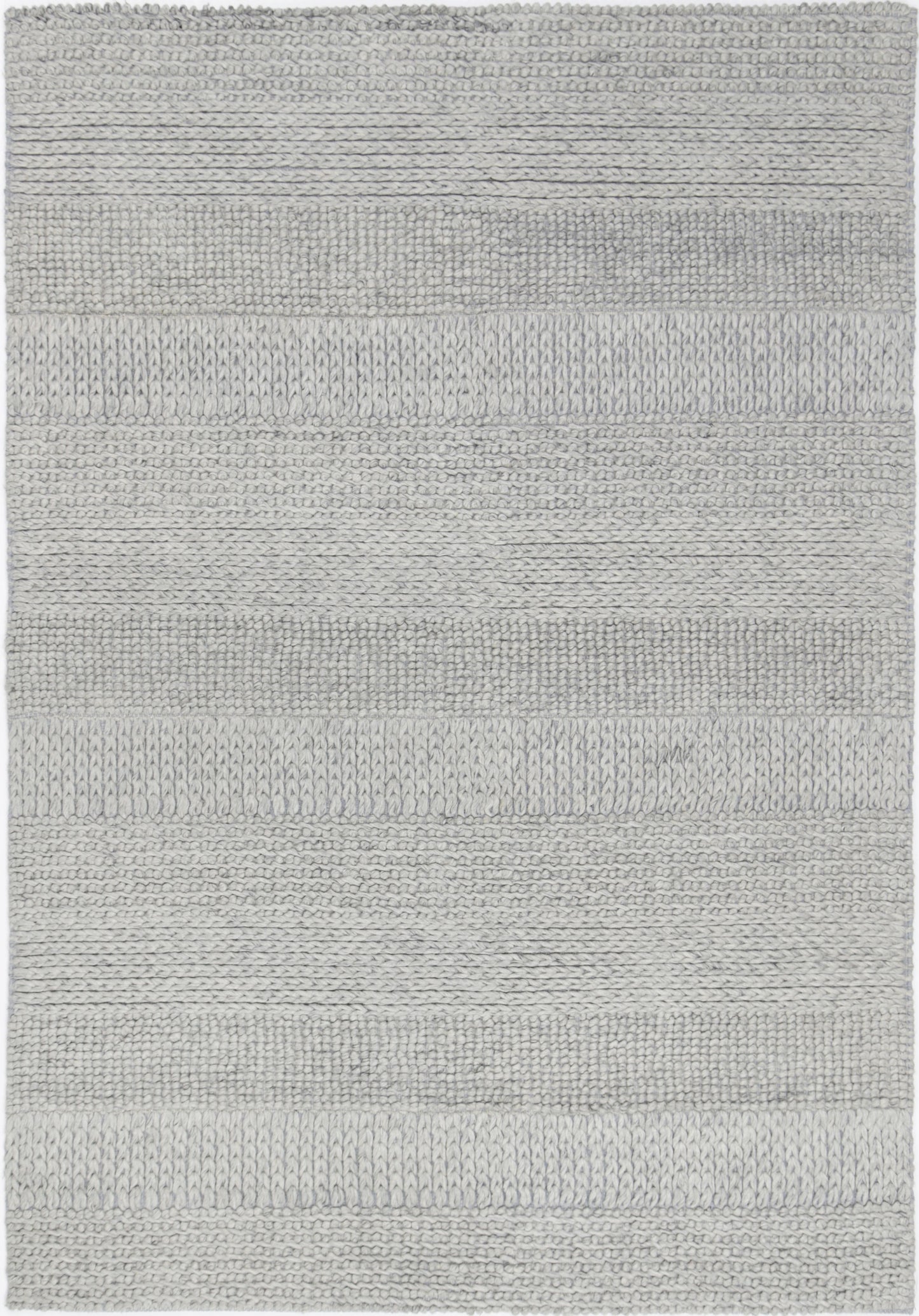 Zayna Grace Grey Wool Blend Rug