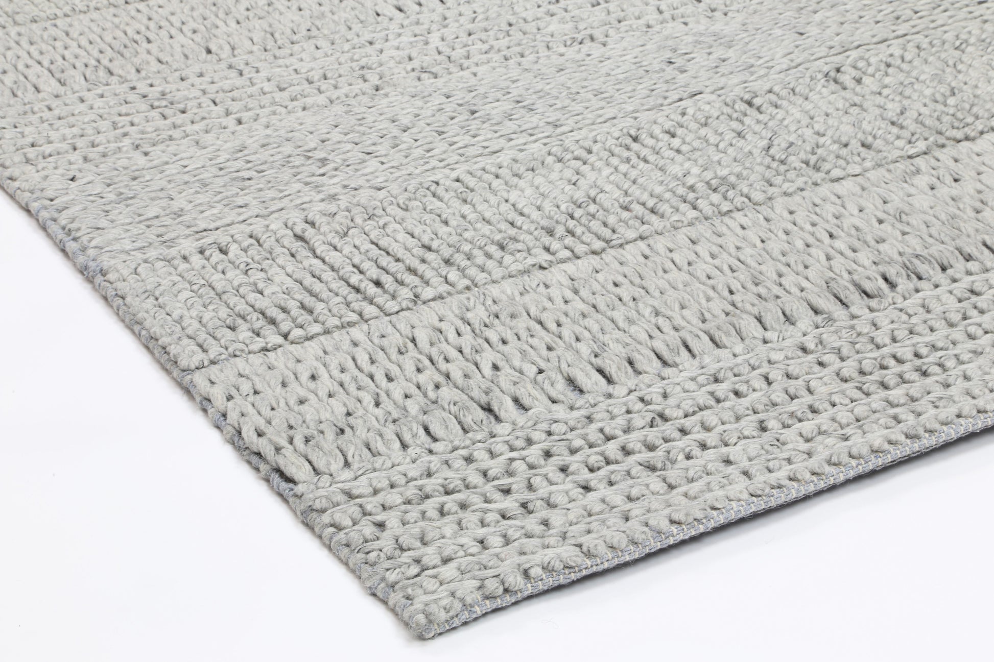 Zayna Grace Grey Wool Blend Rug