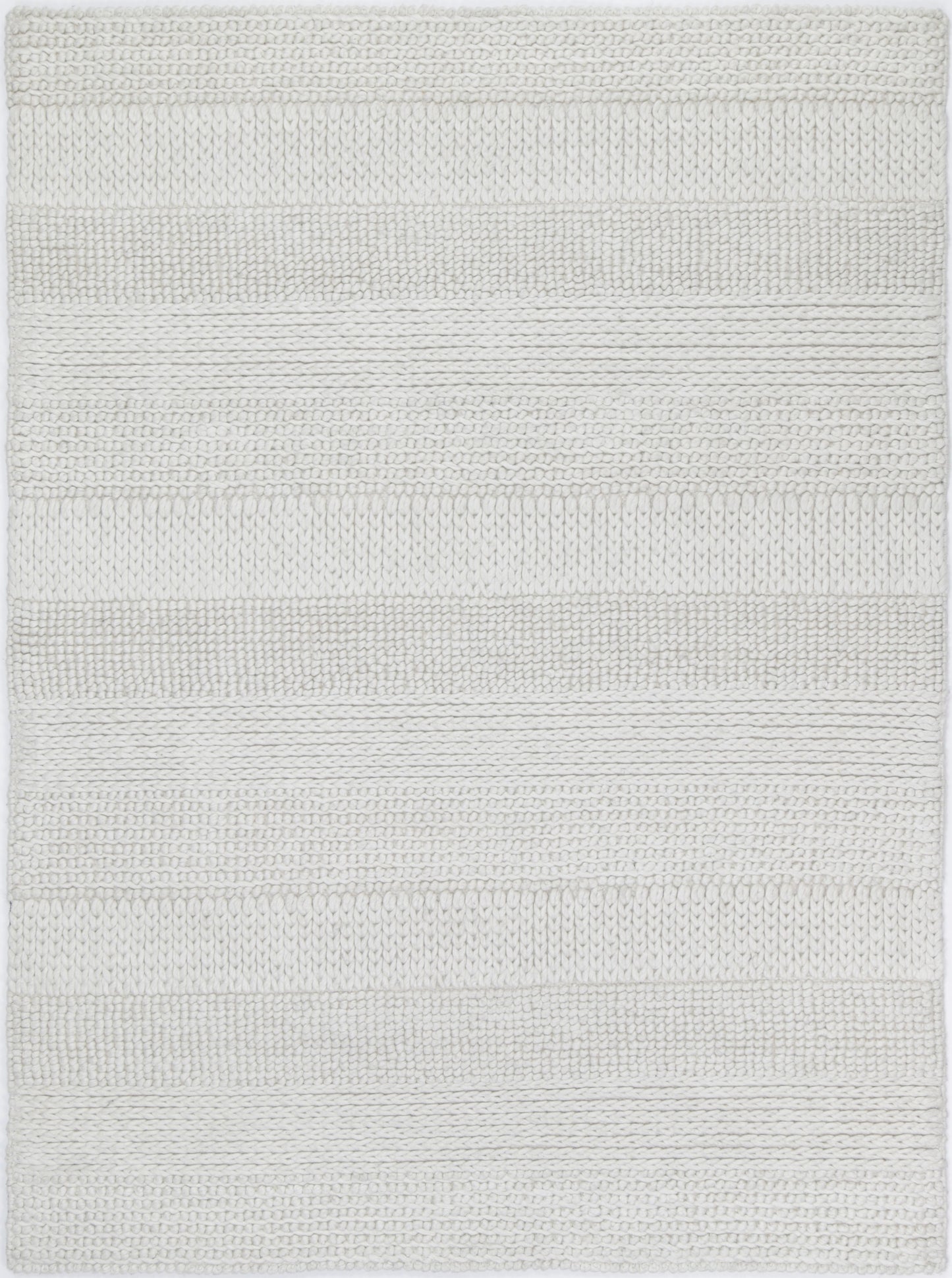 Zayna Grace White Wool Blend Rug