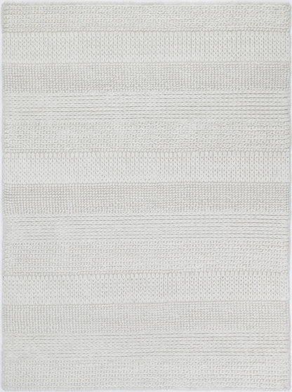 test rey 1 Zayna Grace White Wool Blend Rug