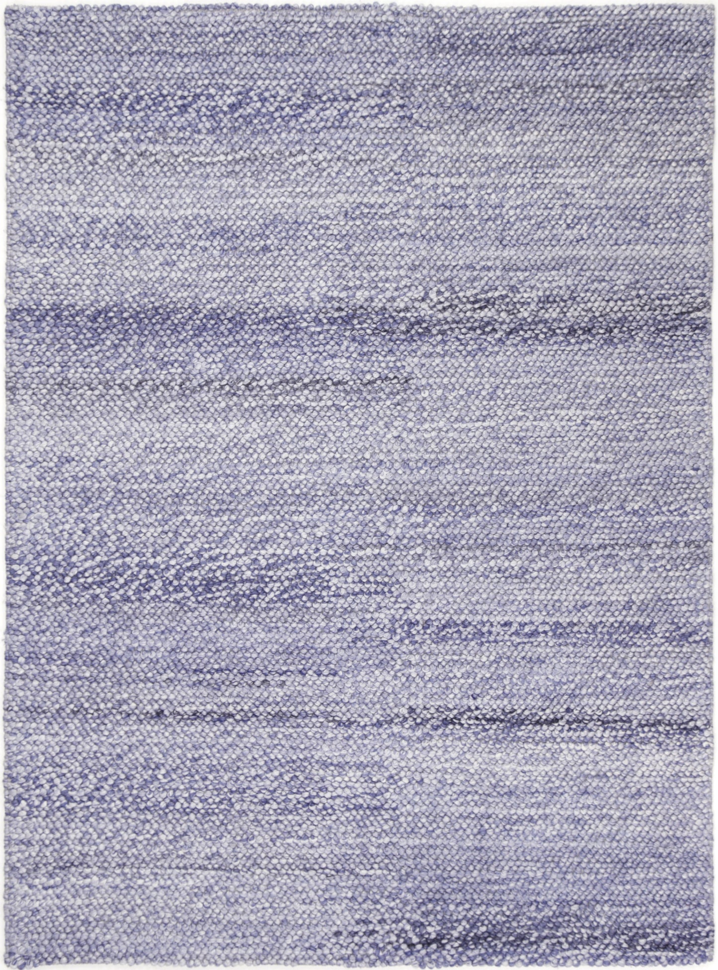 Zayna Loopy Blue Wool Blend Rug