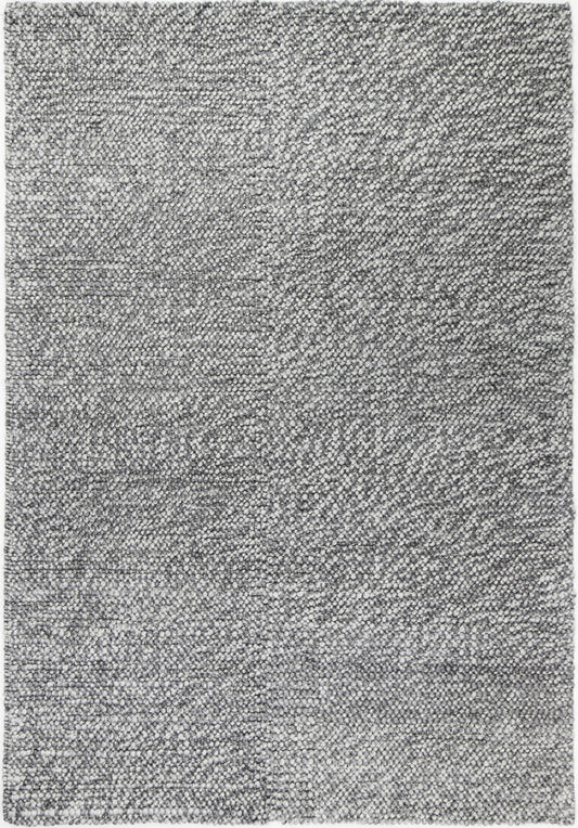 Zayna Loopy Charcoal Wool Blend Rug