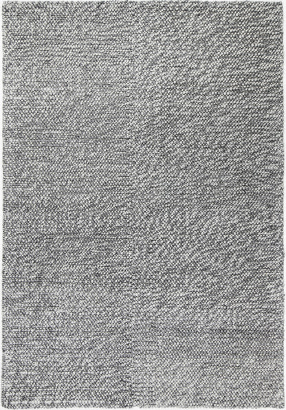 test rey 1 Zayna Loopy Charcoal Wool Blend Rug