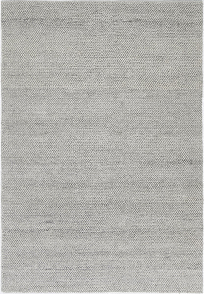 test rey 1 Zayna Loopy Grey Wool Blend Rug