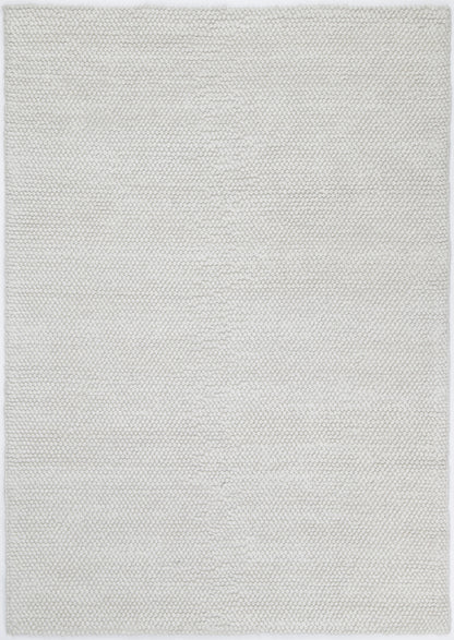 test rey 1 Zayna Loopy White Wool Blend Rug