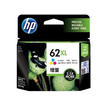 HP 62XL TRI-COLOR INK CART 415 PAGES FOR OJET 200/ENVY 5540