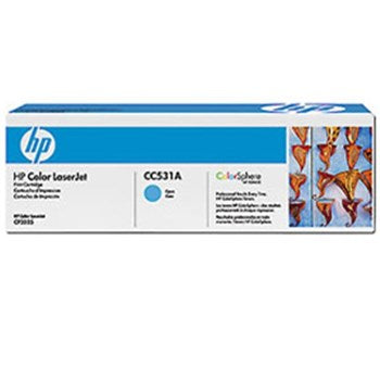 HP CC531A CYAN TONER 2800 PAGE YIELD FOR CLJ CP2025 CM2320MFP