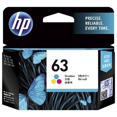 HP 63 TRI-COLOR ORIGINAL INK CARTRIDGE