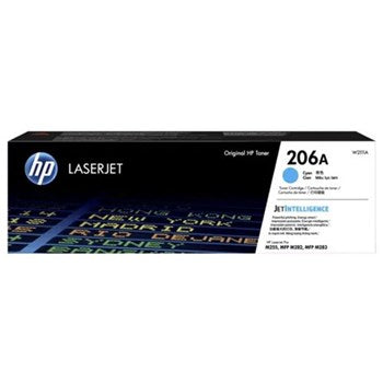 HP 206A CYAN LASERJET TONER CARTRIDGE 1250 PAGES