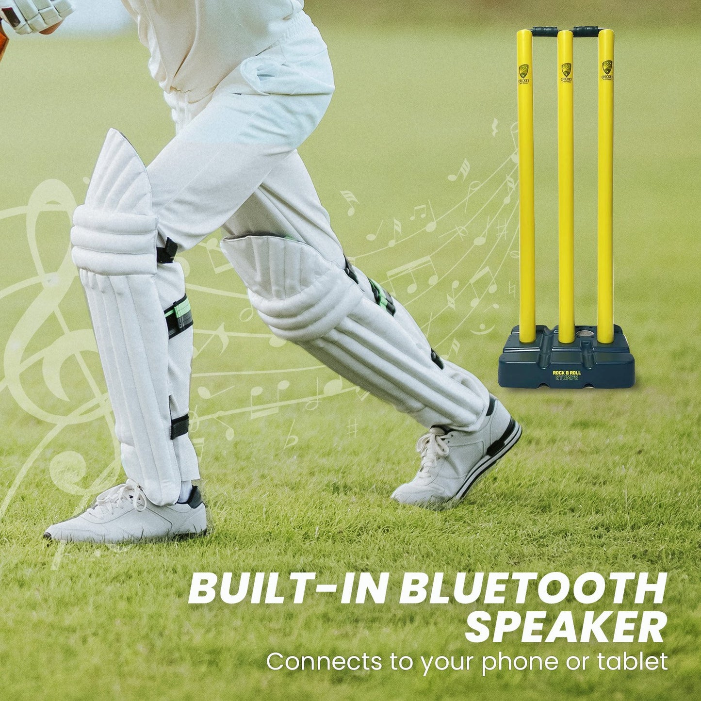 Cricket Australia Rock N Roll Cricket Stumps with Bluetooth