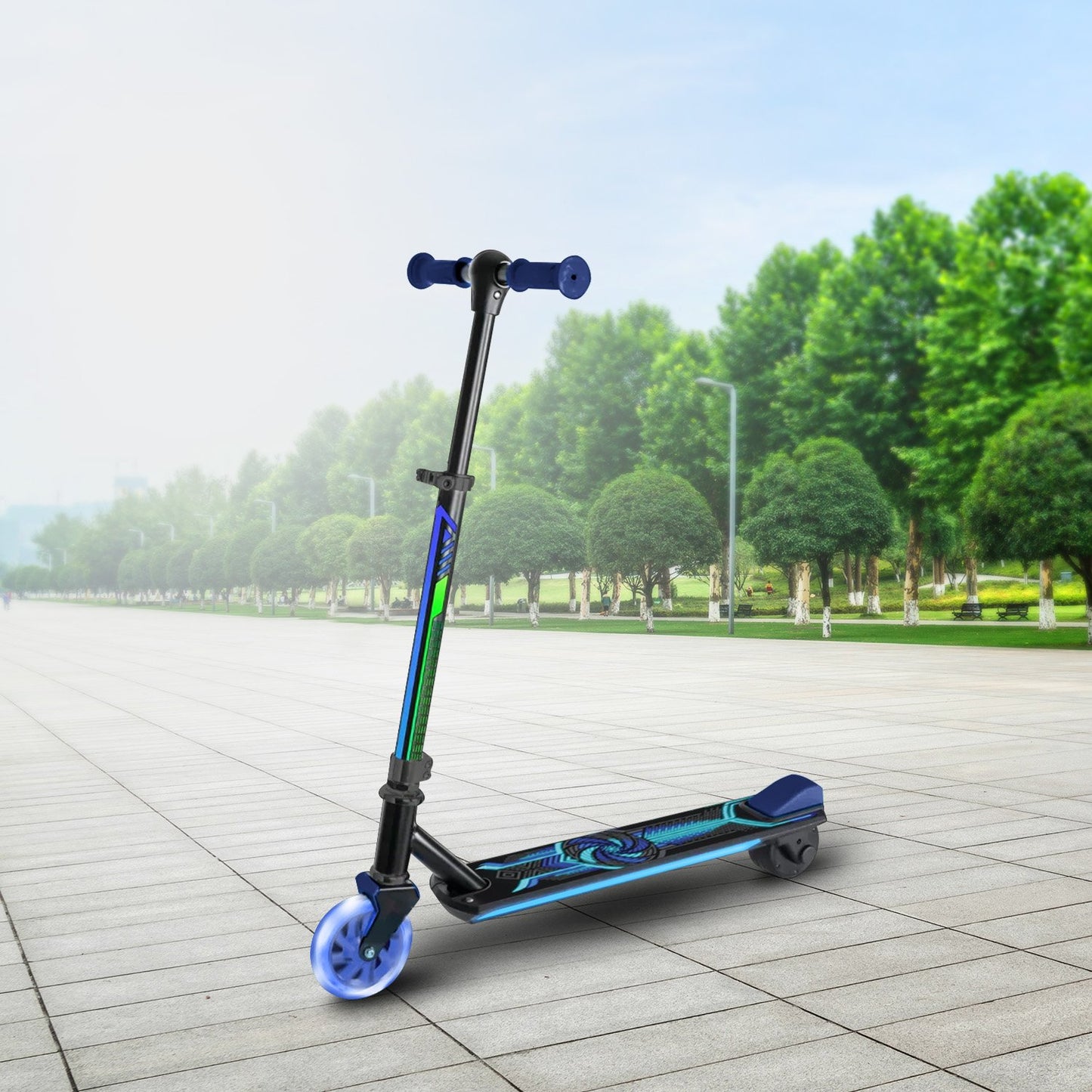 Voyager Scooter Beats Electric Scooter - Blue