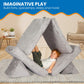 Huddle Kids Modular Play Foam Couch - Grey