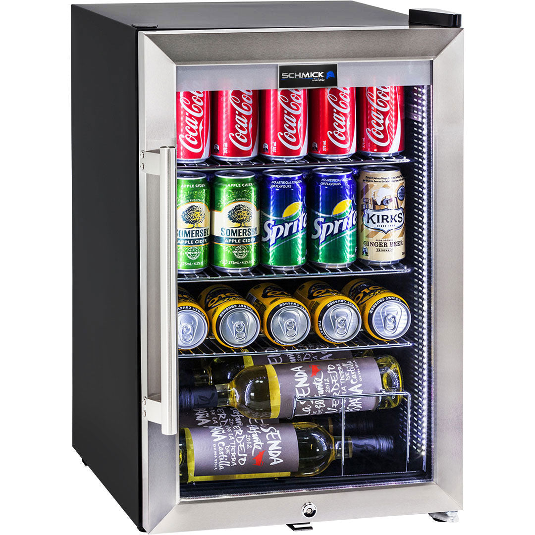 Schmick Tropical Triple Glazed Outdoor Glass Bar Fridge 70 Litre