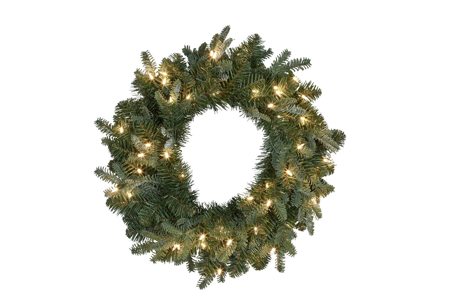 61cm Noble Christmas Wreath with Lights