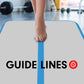 5m x 1m Air Track Inflatable Gymnastics Tumbling Mat - Blue