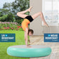 1m Air Track Spot Round Inflatable Gymnastics Tumbling Mat Pump Green