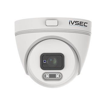 IVSEC TURRET IP CAMERA 4MP 2.8MM LENS POE IP66 20M IR MIC 1YR WARRANTY