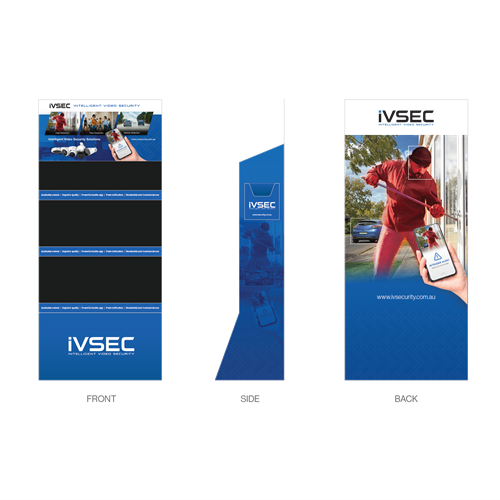 IVSEC POS DISPLAY STAND -Footprint 70 X 42 X 180CM - Free with IVSEC stocking order