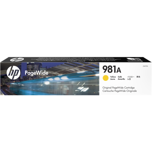 HP 981A YELLOW ORIGINAL PAGE WIDE CRTG 6K