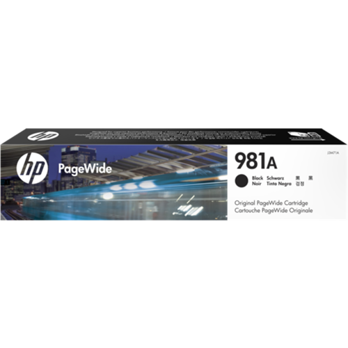 HP 981A BLACK ORIGINAL PAGE WIDE CRTG 6K