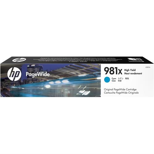 HP 981X CYAN ORIGINAL PAGE WIDE CRTG 10K