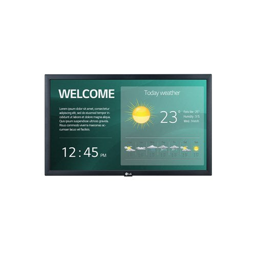 LG 22SM3G 22 FHD 250NITS 10001 CONTRAST WEBOS 4.1 DIGITAL SIGNAGE DISPLAY