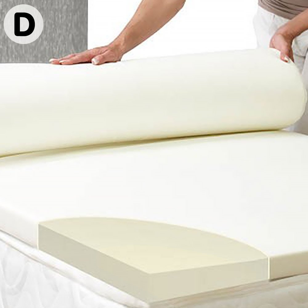 Laura Hill High Density Mattress foam Topper 7cm - Double