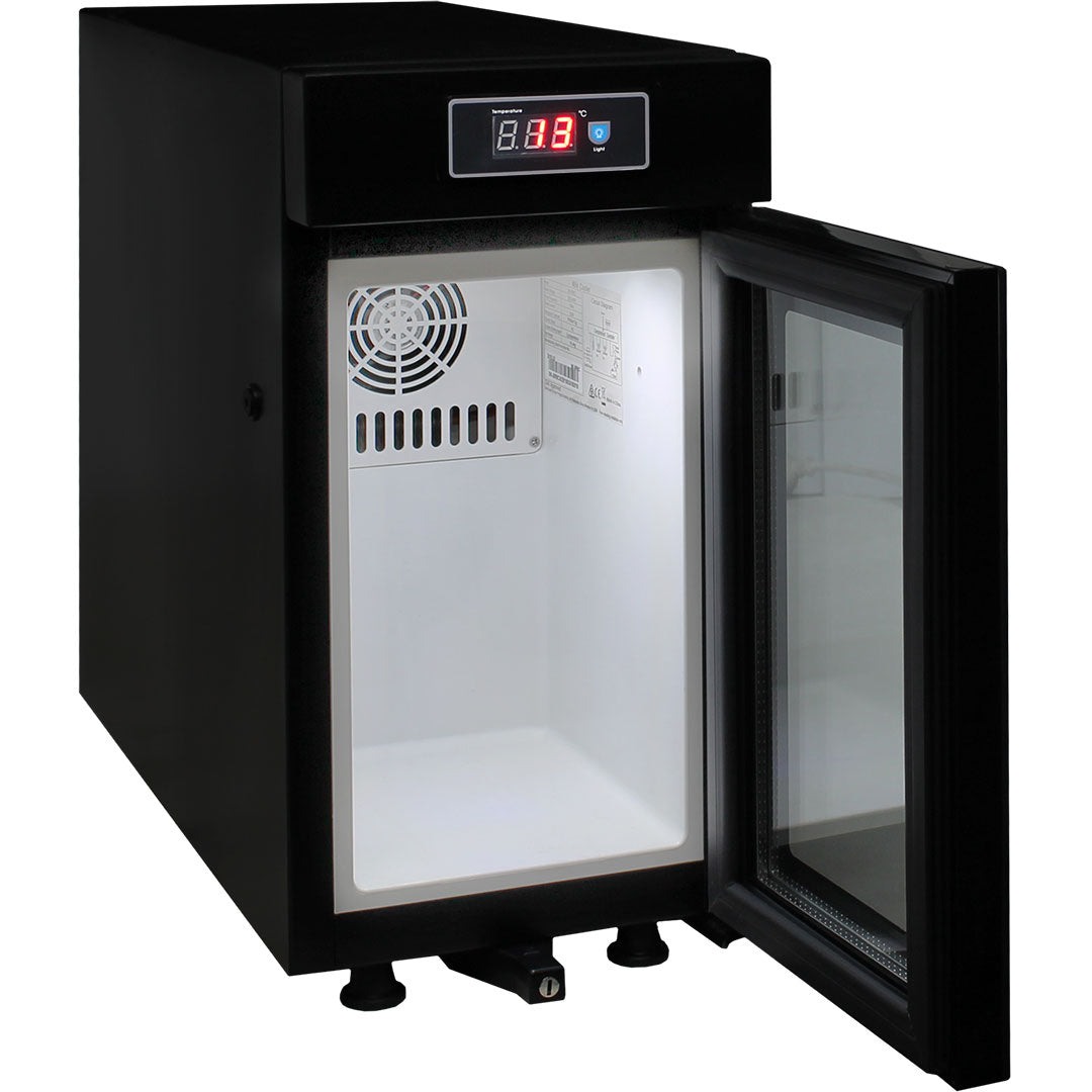 Mini Bar Fridge Made For Milk Storage Under 4°C - For Use With Coffee Machines 9Litre Schmick SK-BR9C