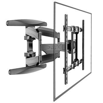 P65 HD Cantilever VESA Wall Mount Up To 68.2KG 55-85 Black Tilt 8-5