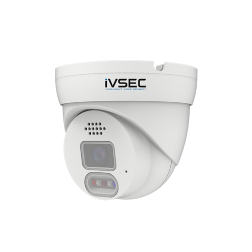 IVSEC TURRET IP CAMERA 8MP 2.8MM LENS LED ALERT 2 WAY AUDIO FULL COLOURIVS