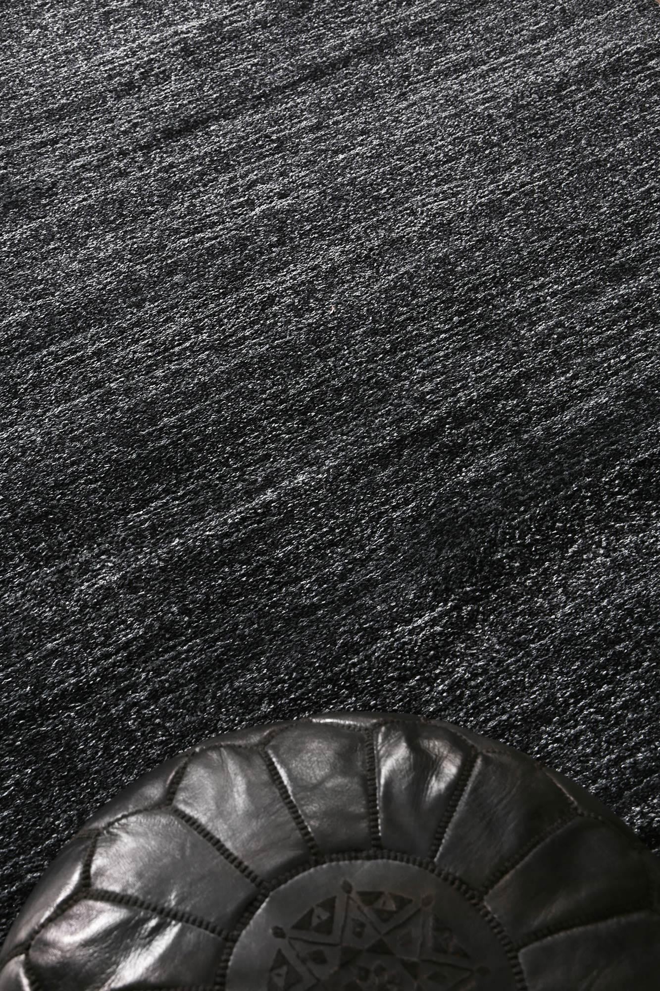 Zarin Solid Anthracite Modern Rug