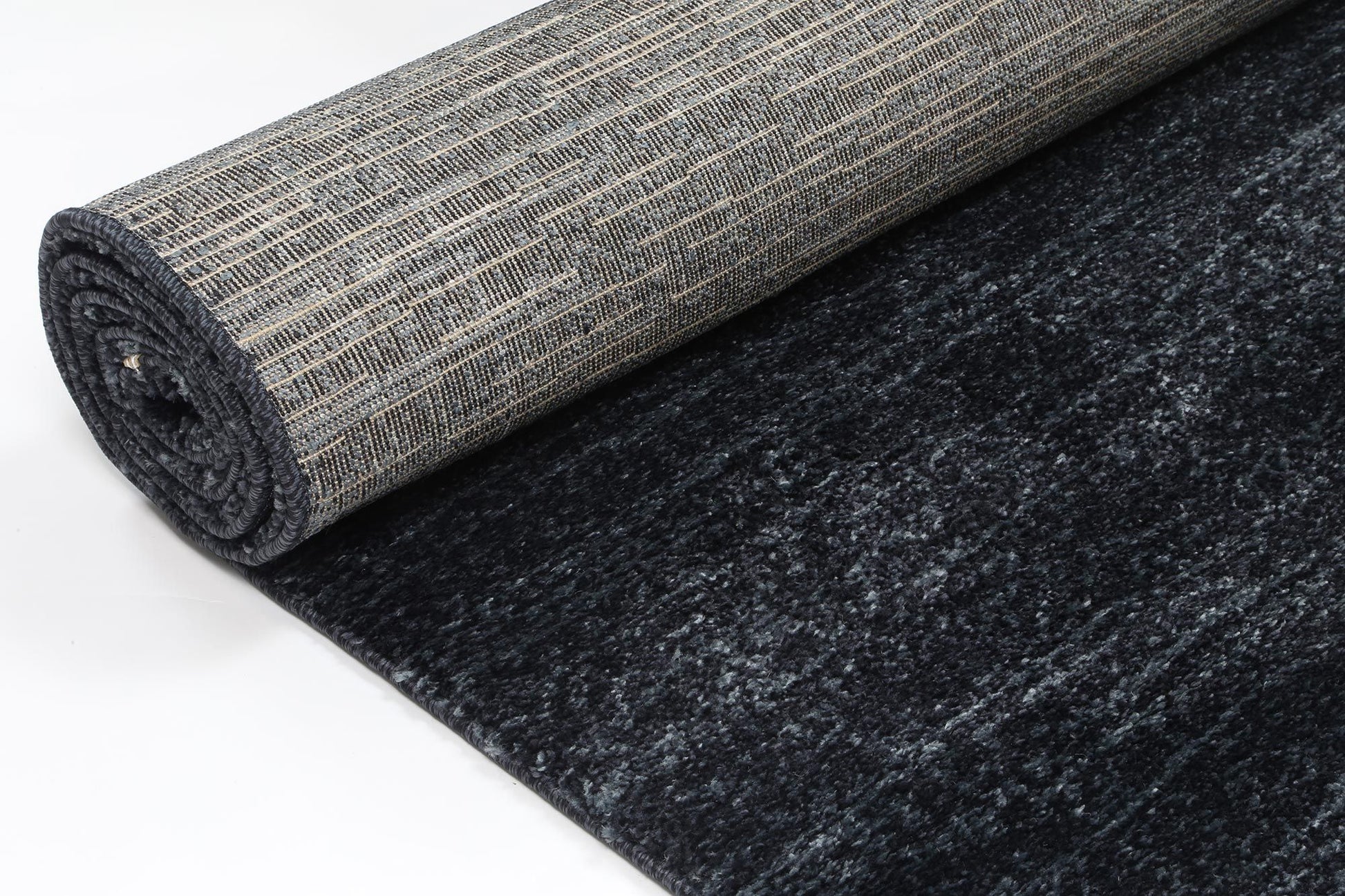 Zarin Solid Anthracite Modern Rug