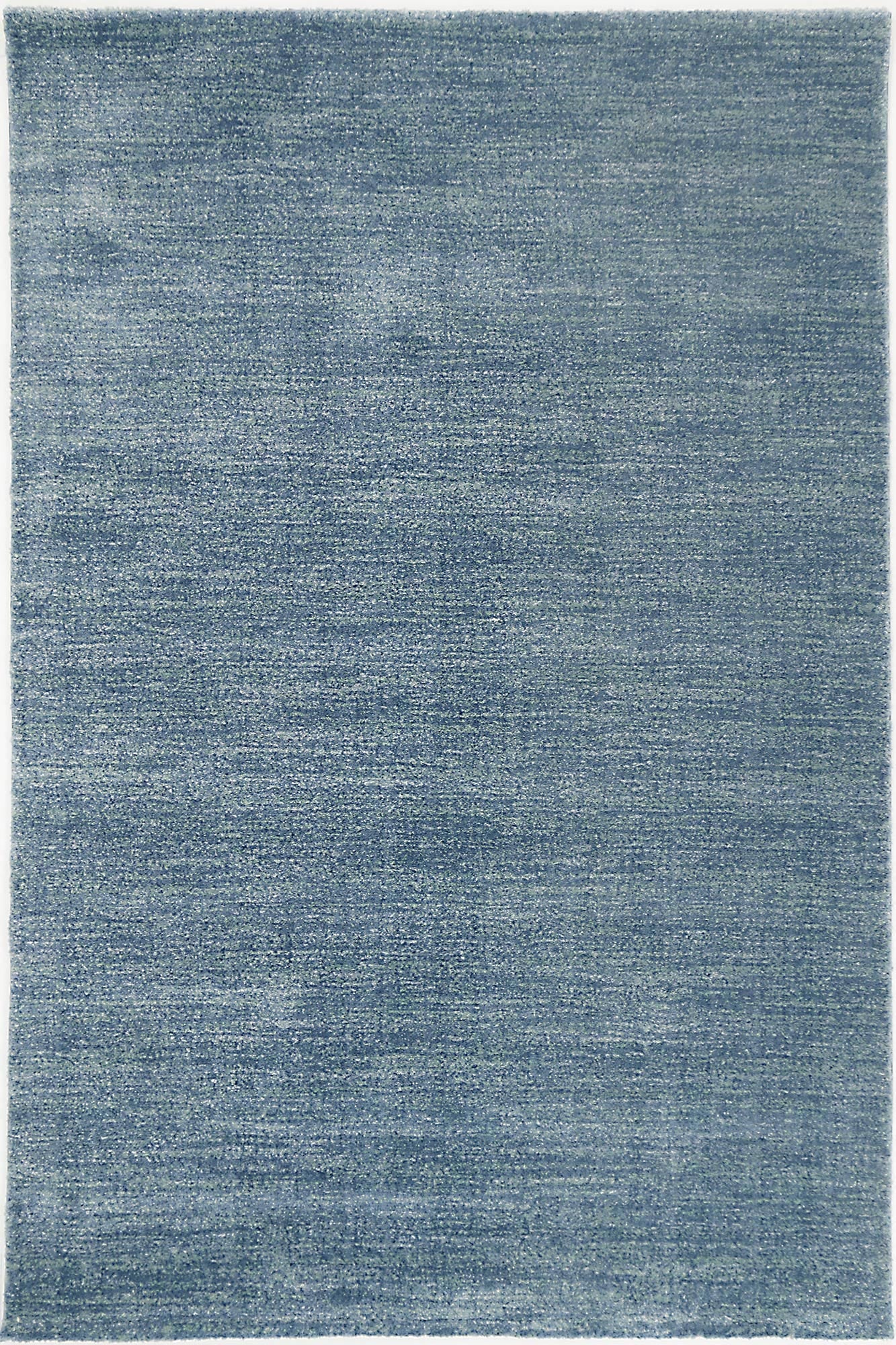 Zarin Solid Blue Modern Rug