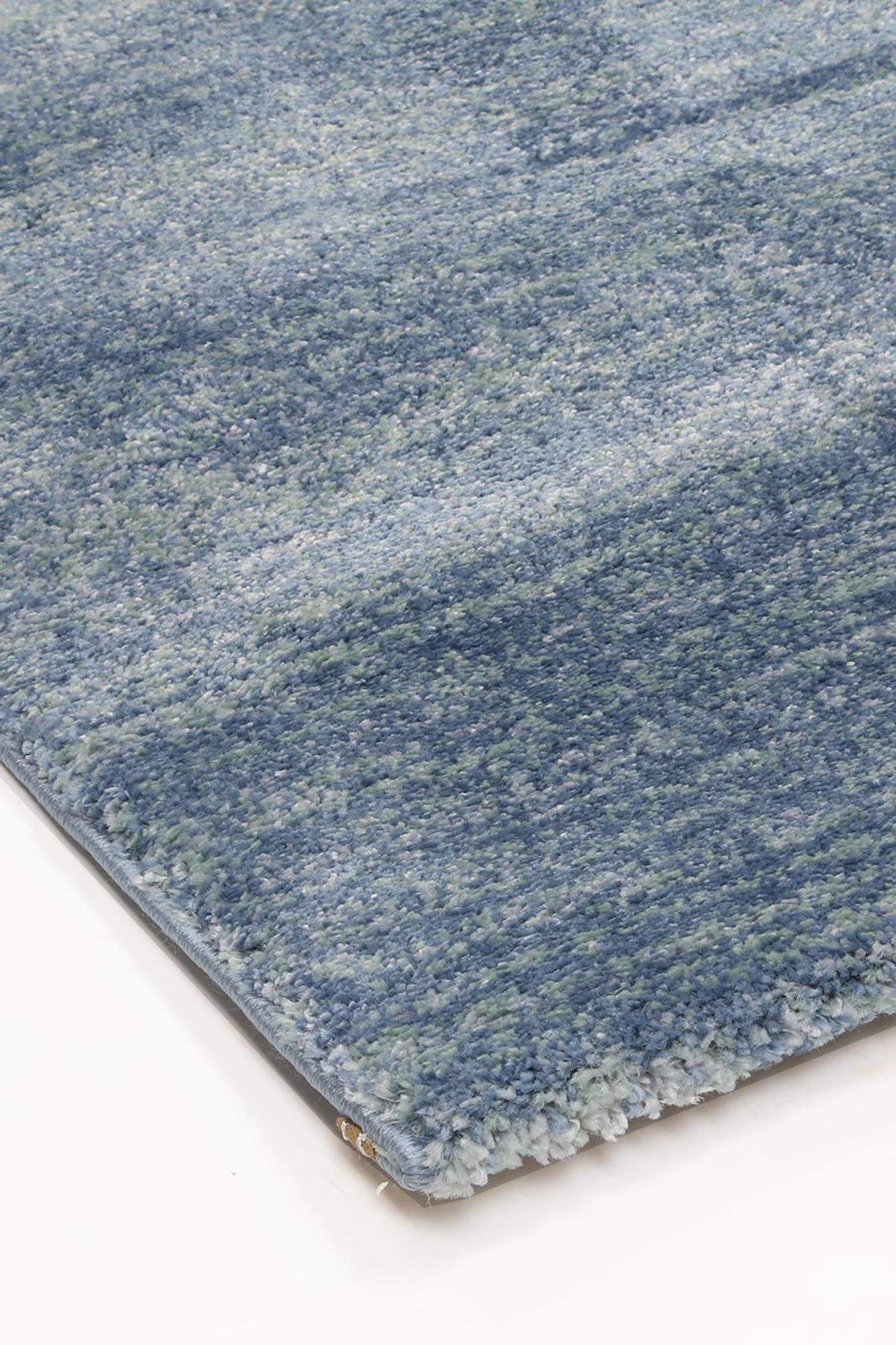 Zarin Solid Blue Modern Rug