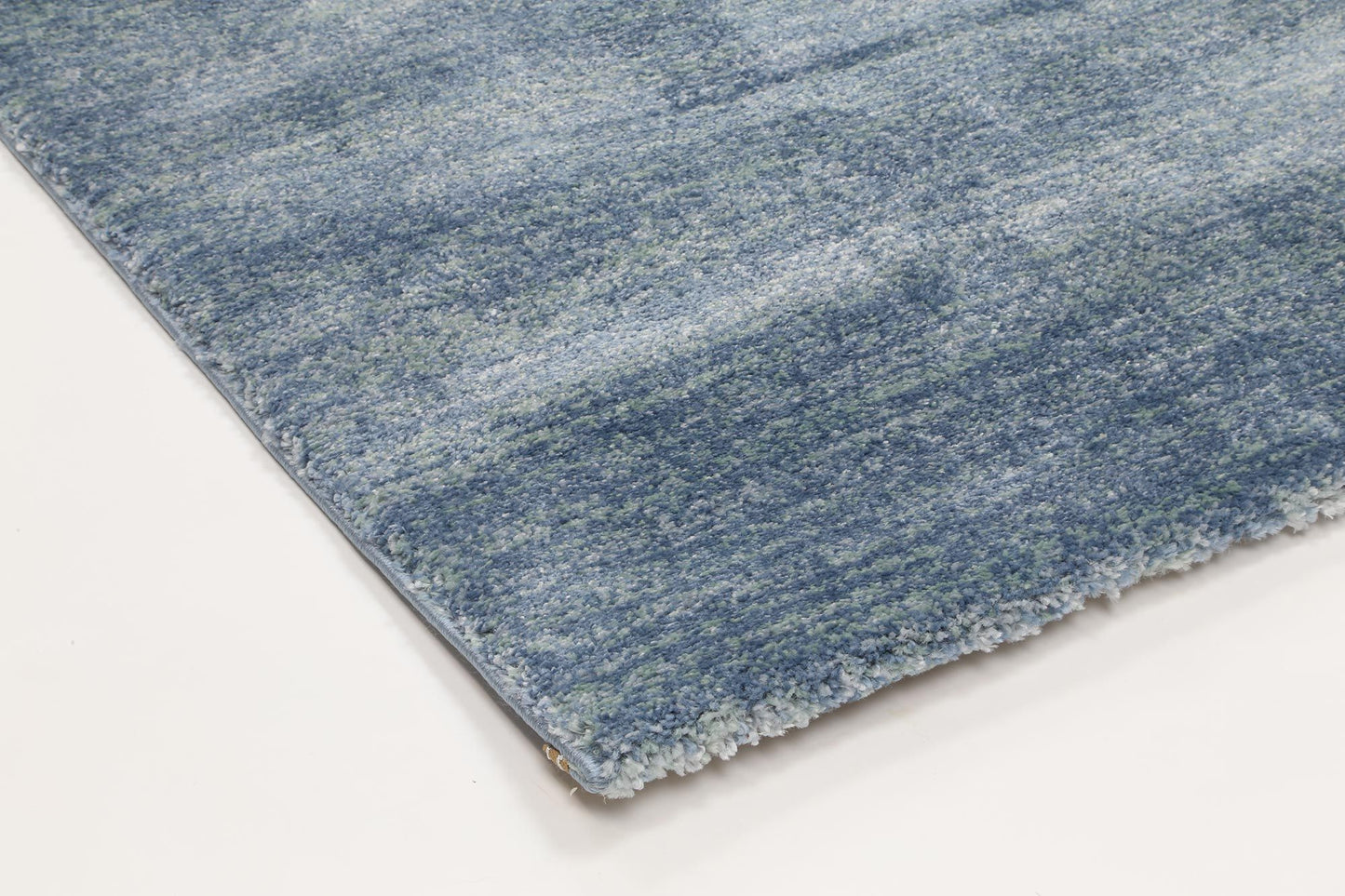 Zarin Solid Blue Modern Rug