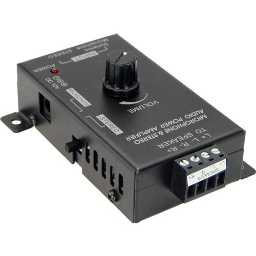 STEREO AUDIO POWER AMPLIFIER FOR IN CEILING PASSIVE SPEAKER D-CLASS AMP 15W RMS  0.06 THD