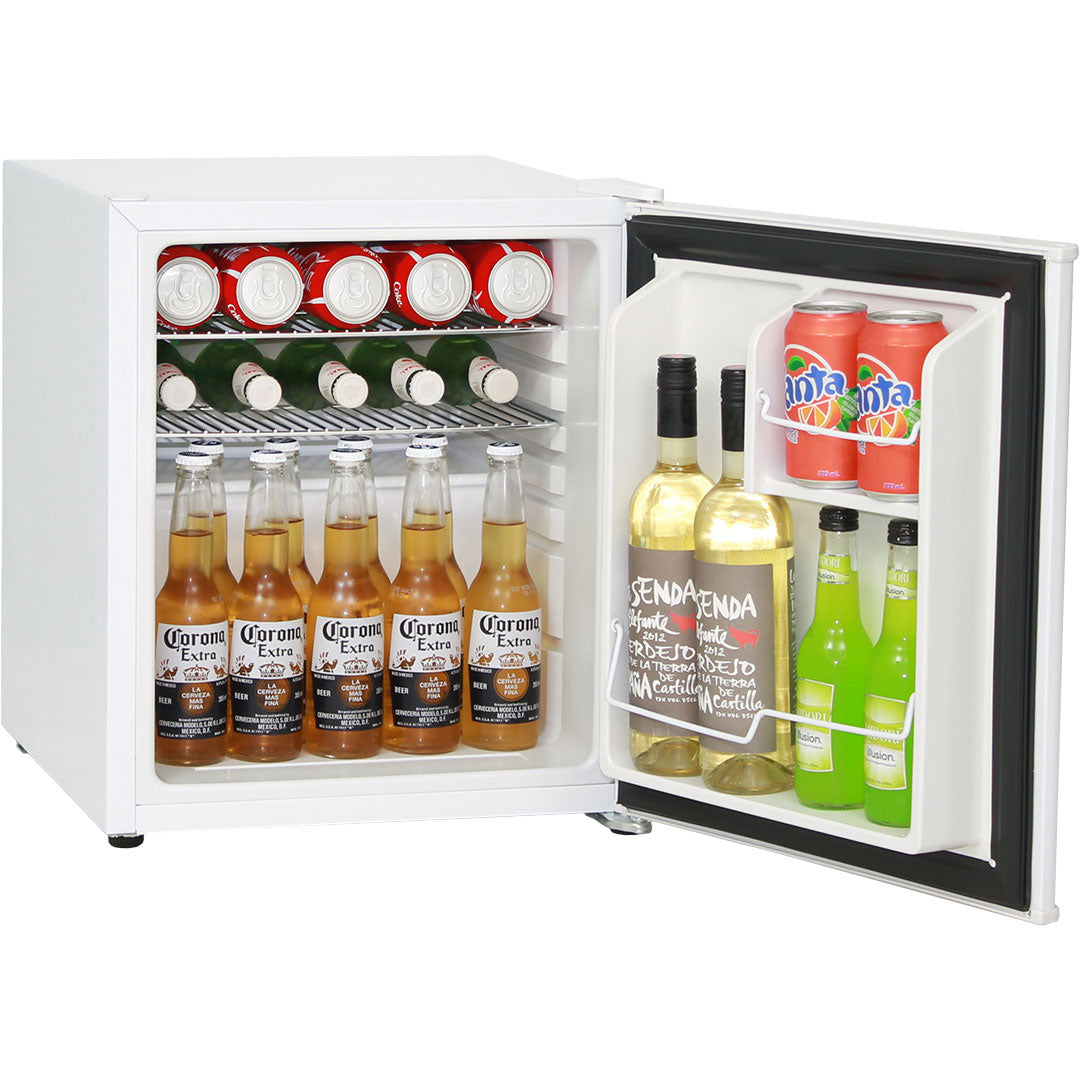 Retro White Vintage Mini Bar Fridge 46 Litre Schmick Brand With Opener