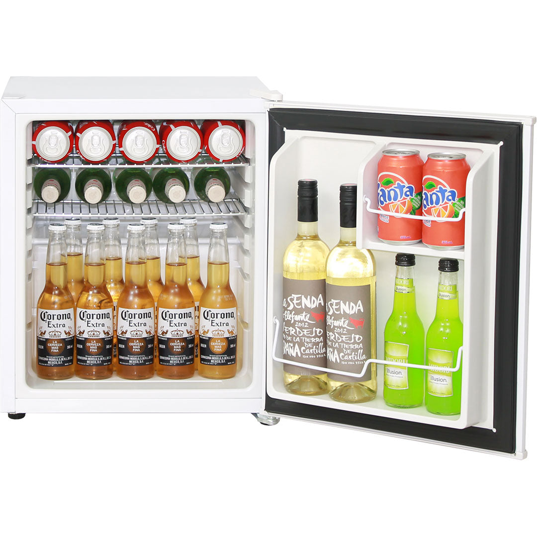 Retro White Vintage Mini Bar Fridge 46 Litre Schmick Brand With Opener